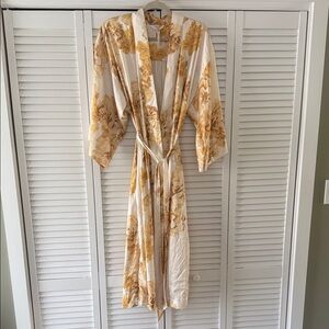 Soma Golden Floral Kimono
